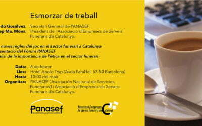 Esmorzar de treball amb PANASEF a Barcelona