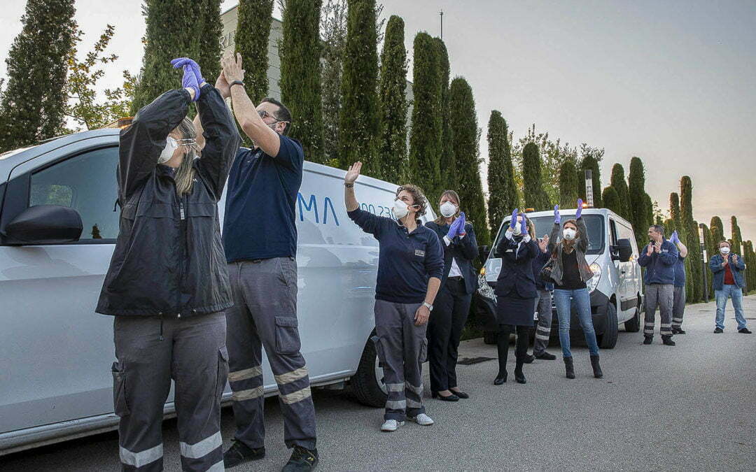 Àltima rep a Vilafranca el reconeixement dels cossos de seguretat per la seva tasca durant el covid-19