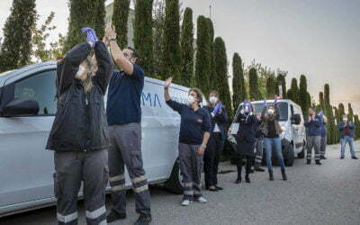 Àltima rep a Vilafranca el reconeixement dels cossos de seguretat per la seva tasca durant el covid-19