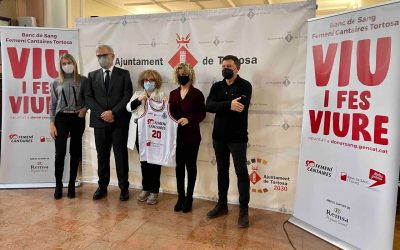 Remsa cedeix el patrocini del Bàsquet Femení Cantaires de Tortosa al Banc de Sang