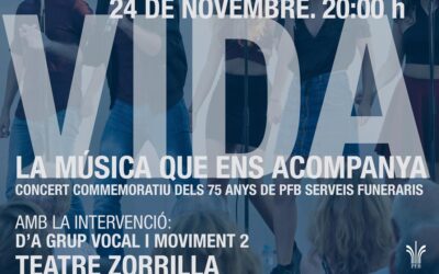 PFB Serveis Funeraris clausura l’acte del 75è aniversari amb un concert commemoratiu a Badalona