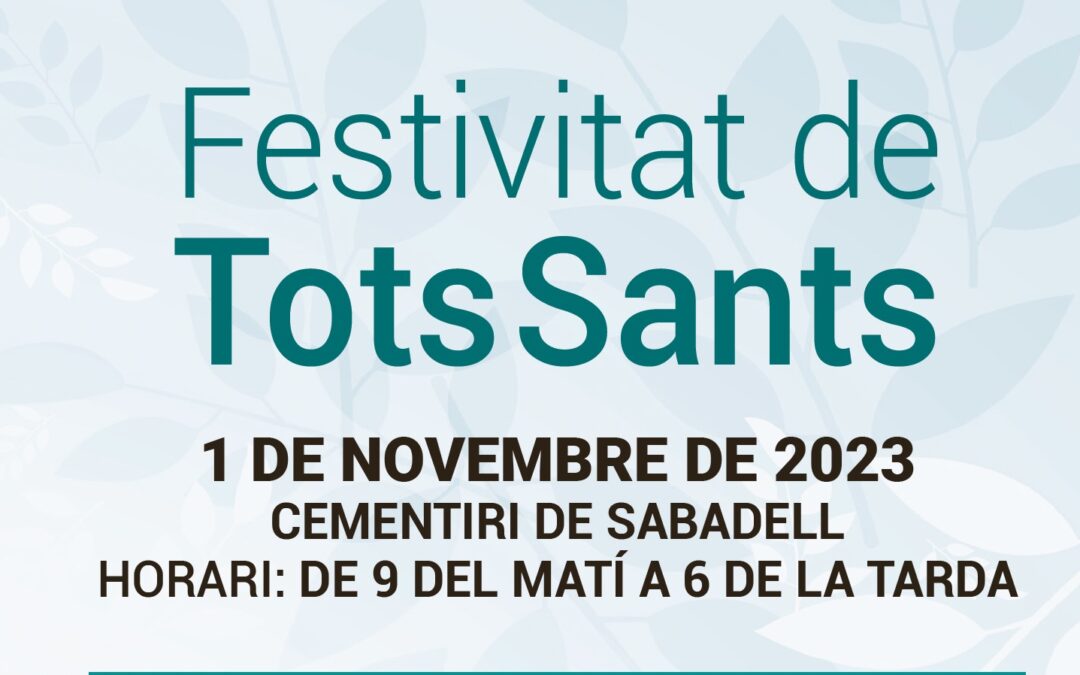 Torra Serveis Funeraris: Per Tots Sants, homenatge i memòria
