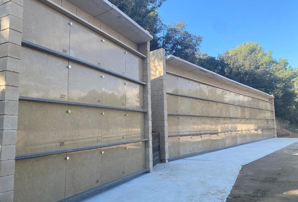 Monserdà finalitza la construcció de nous nínxols al cementiri de Lliçà d’Amunt 