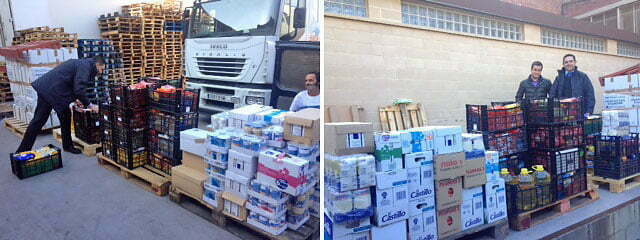 L’associació amb el Banc dels Aliments